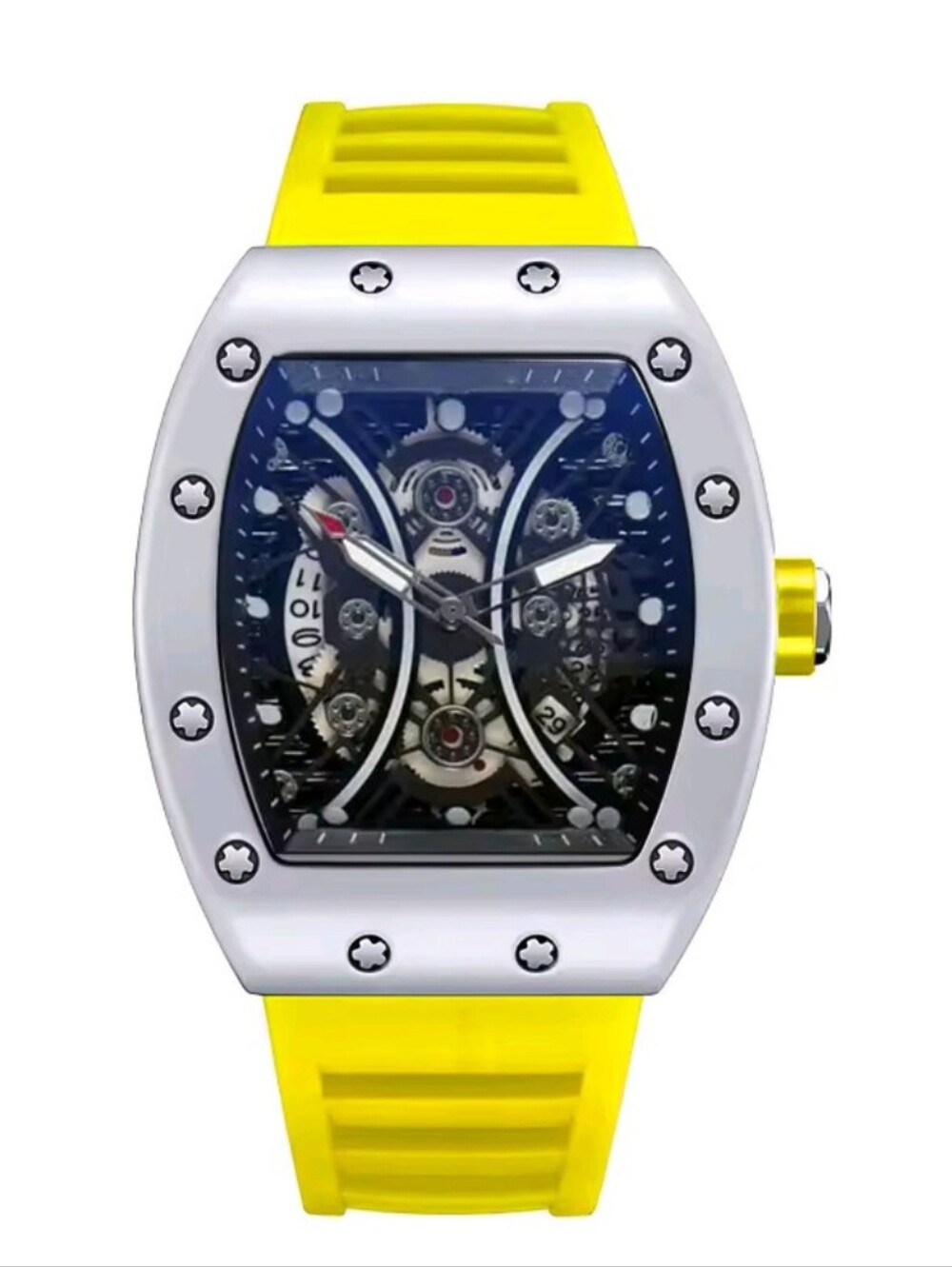 Men's Yellow Luxury Night Glow Sports Watch